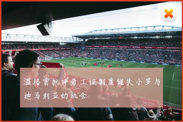 温格曾批评劳工证制度错失小罗与迪马利亚的机会